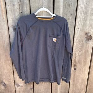 Carhartt navy longsleeve tshirt